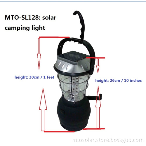 portable camping solar lantern